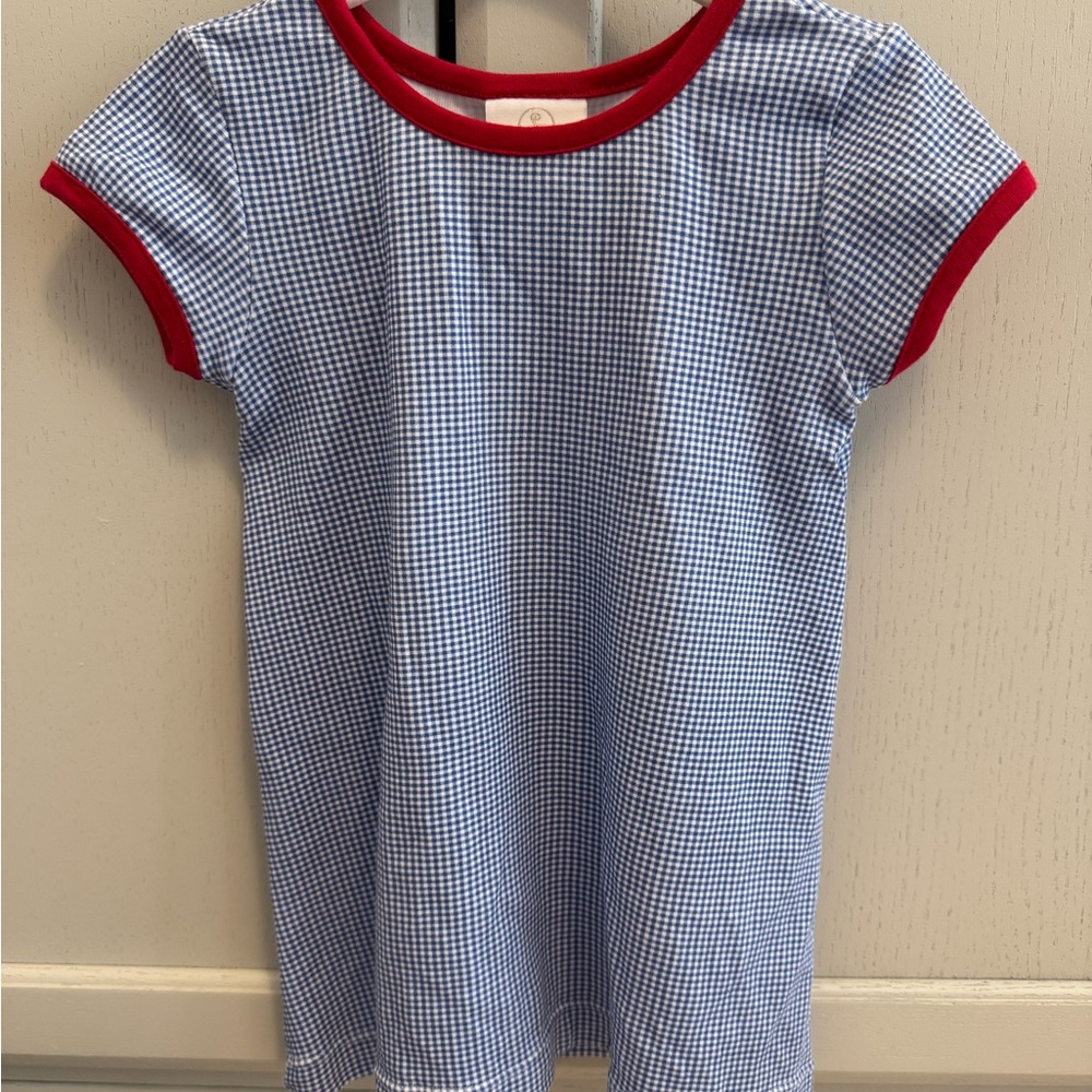 Casual Blue and Red Dress lullaby set